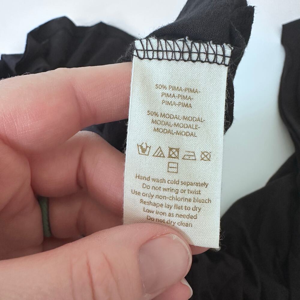 Free People  On Air Asymmetrical Back Tee - Picture 9 of 9